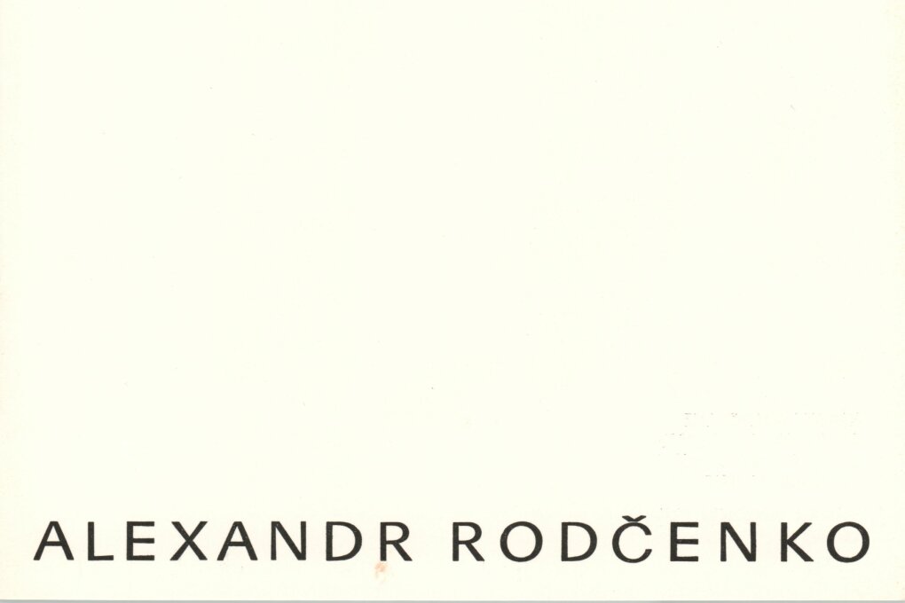 Alexandr Rodčenko – fotografie, grafika